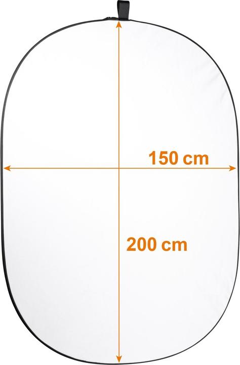 Actual product image Walimex Foldable background (140 cm, 195 cm)