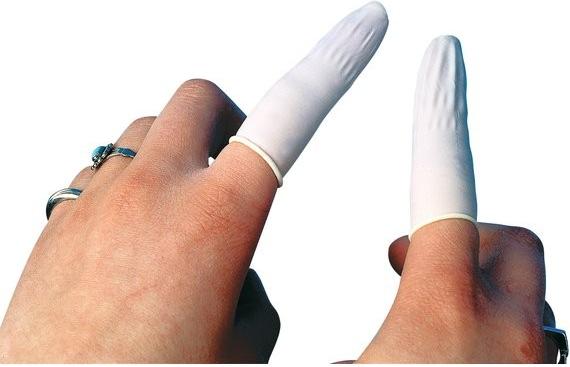 Produktbild Sempercare Untersuchungs-Fingerlinge aus Latex 100 Stk (Latex)