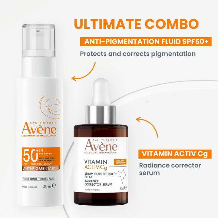 Actual product image Avène Sun Expert Anti-Pigmentation Fluid SPF50+ 40ml (Suntan cream, SPF 50+, 40 ml, 0.04 g)