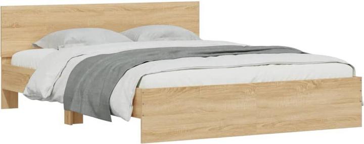 VidaXL Struttura letto con testiera e illuminazione a LED (160 x 200 cm)