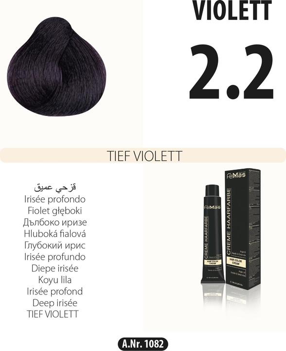 Image du produit FemMas 9.99) Couleur de cheveux Blond clair Chocolat Intense 100ml (Blond clair Chocolat Intense 100ml)