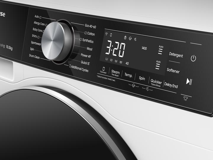 Actual product image Hisense WF5S1045BW (10 kg, Left)