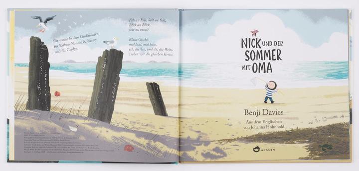 Actual product image Nick und der Sommer mit Oma (German, Benji Davies, 2019)