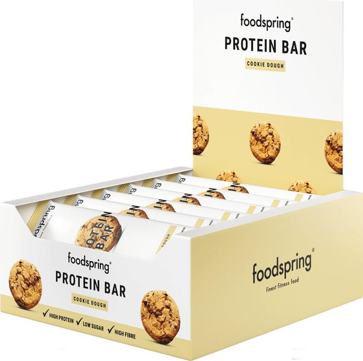 Foodspring Protein Bar (Pasta da biscotto, 12 pz., 720 g)