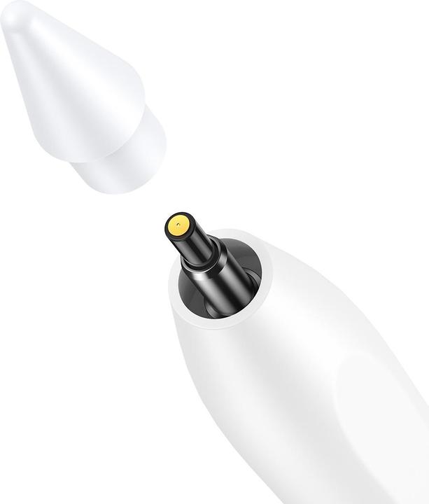 Immagine prodotto Baseus Stilo di scrittura liscio con indicatori LED (versione attiva+passiva) bianco (incluso: Tipo