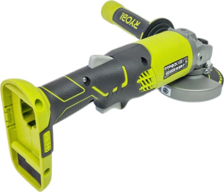 Immagine prodotto Ryobi R18AG-0 Smerigliatrice angolare a batteria 18 V ONE+ 115 mm + 2x batteria 5.0 Ah + caricatore (115 mm)