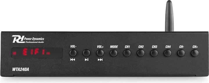Image du produit Stereo amplificateur audio - Power Dynamics WT240A - Hifi versterker met Bluetooth en wifi - 80W (Amplificateur)