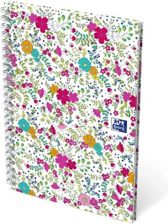 Image du produit Oxford FORME FLORAL - Livre à spirales (B5, À rayures, Couverture rigide)