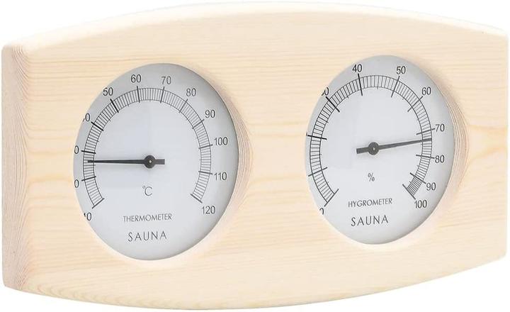 Actual product image VidaXL 2-in-1 sauna hygrothermograph and hourglass