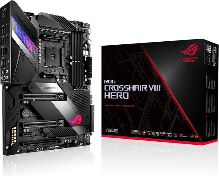 ASUS Rog Crosshair VIII Hero (AM4, AMD X570, ATX)