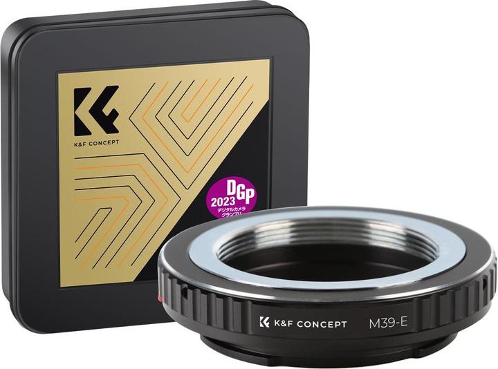 Actual product image K&F Concept High Precision Lens Adapter Mount, M39-NEX