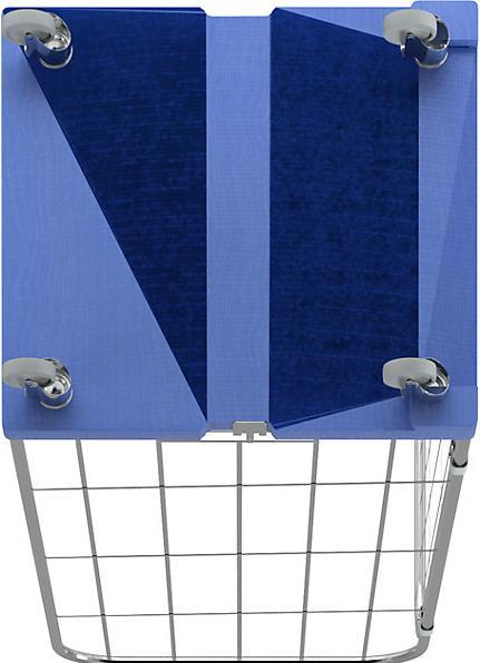 Image du produit ESB Roll-conteneur à plancher incliné, 3 côtés, bleu. (500 kg)