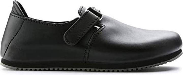 Immagine prodotto Birkenstock Zoccolo Linz Superlauf, pelle naturale, nero, normale, taglia 42 (42)
