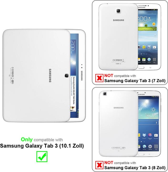 Actual product image Cadorabo Tablet Book Cover (Galaxy Tab 3)