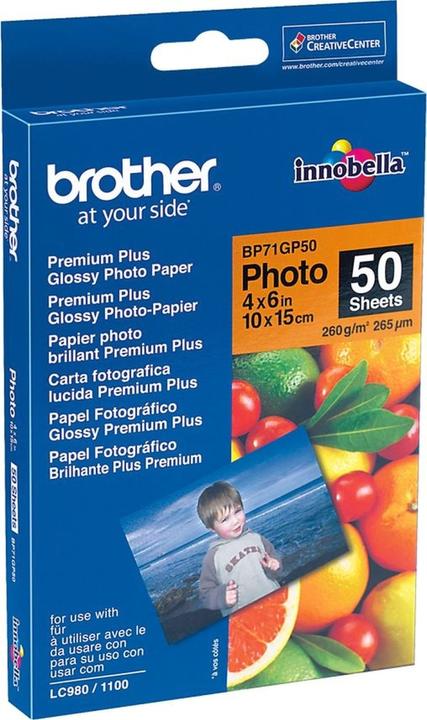 Brother Premium Plus Glossy (260 g/m², 10 x 15 cm, 50 x)