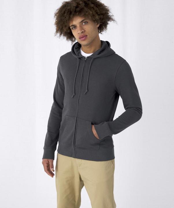Actual product image B&C Organic Hoodie With Zipper (S)