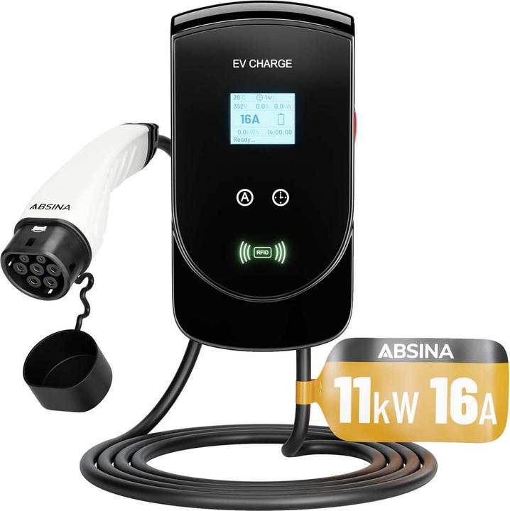 Image du produit Absina Boîtier mural type 2 (Type 2, 11 kW, 16 A, Type 2)