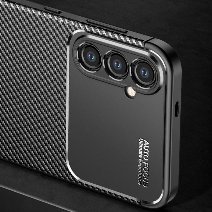 Image du produit Screenguard Étui de conception en carbone (Samsung Galaxy S24+)