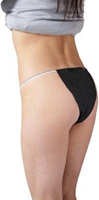 Image du produit Wellness Slip jetable femme noir 100 pces