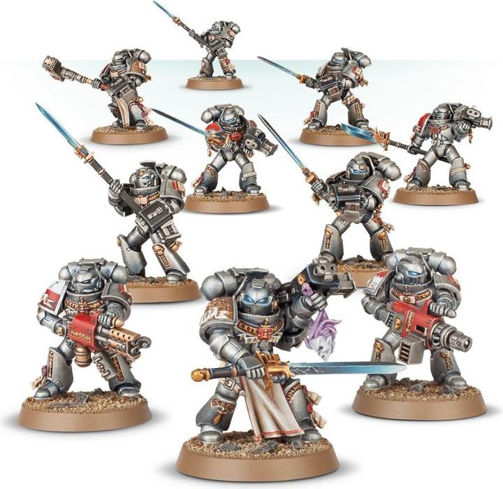Games Workshop Warhammer 40k - Squadra d'assalto dei Cavalieri Grigi (Materiale sintetico)
