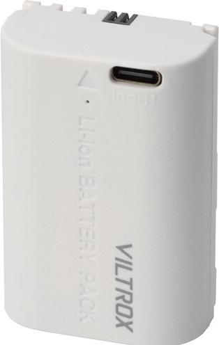 Actual product image Viltrox TLP E6 Battery ( LP E6 ) TYPE C 2400MAH for Canon Camera (Rechargeable battery)