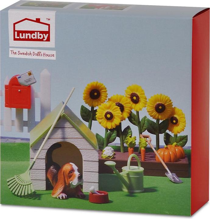 Actual product image Micki Lundby set garden + dog kennel