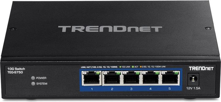 Actual product image Trendnet TEG-S750 (5 Ports)