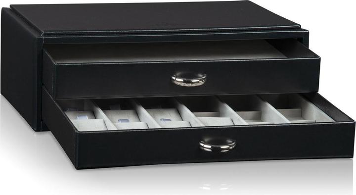 Image du produit Sacher Coffret à bijoux Vario / Boîte pour bagues et boucles d'oreilles - Noir