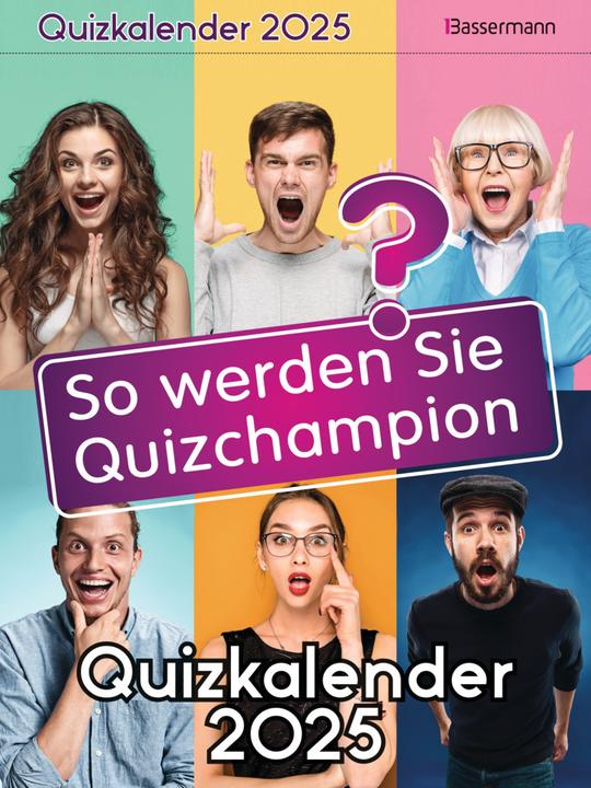 Produktbild Quizkalender 2025 (Harter Einband, Deutsch)