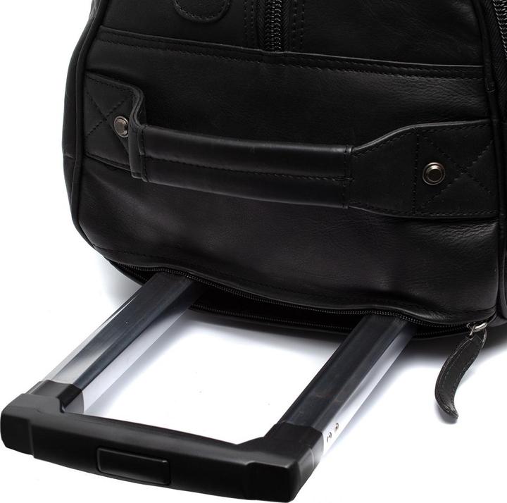 Produktbild The Vegan Cow Chesterfield Brand Leren Trolley Reistas Zwart Jayven (42 l)