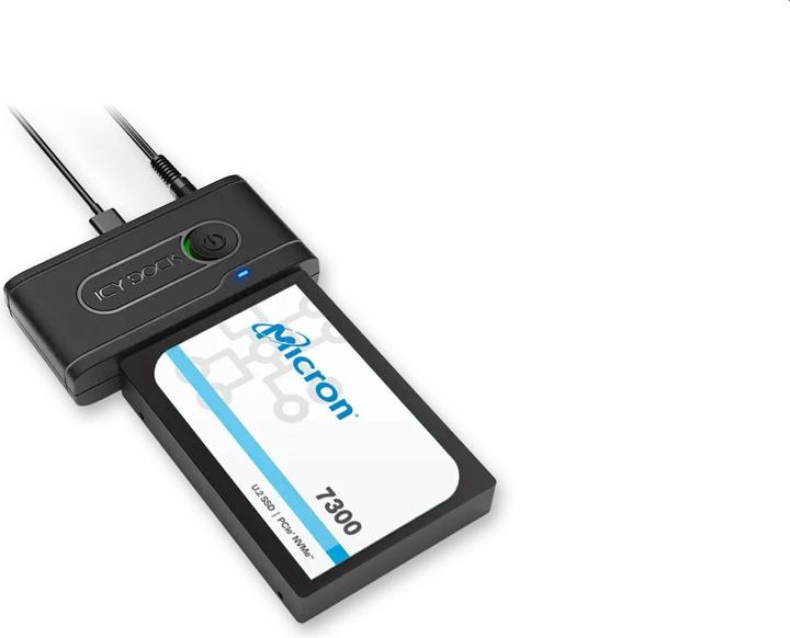Produktbild Icy Dock Adapter IcyDock 2.5" U.2 NVMe SSD to USB 3.2 Gen2 Adaper