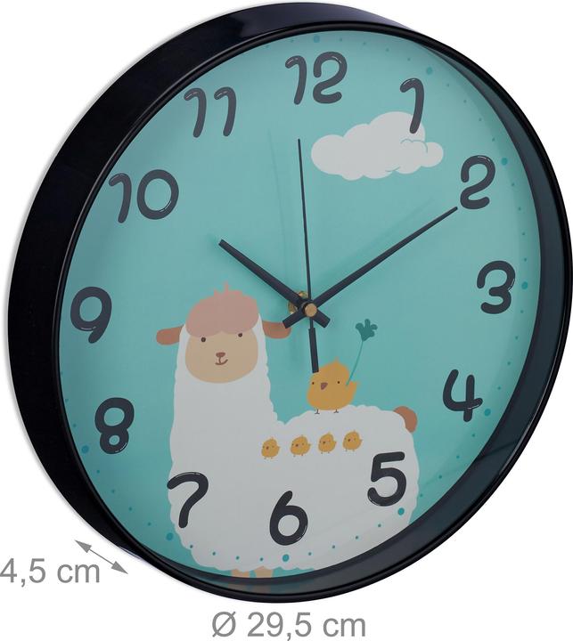 Produktbild Relaxdays Lama-Wanduhr (29.50 cm)