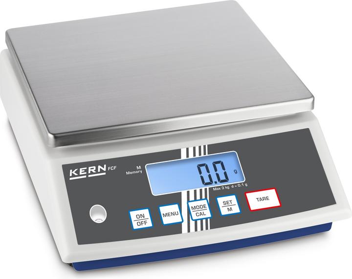Produktbild Kern Kompakte Tischwaage vielseitigen Funktionen und hoher Genauigkeit für Industrie Gastronomie