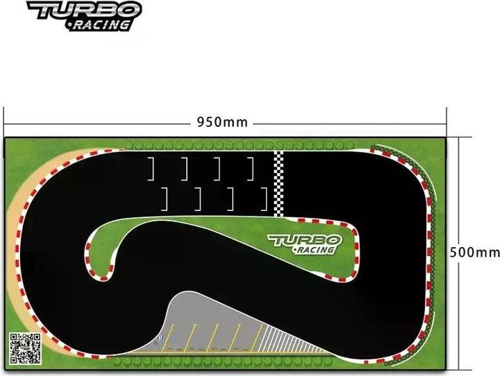Actual product image Turbo Racing Race Track Micro Rally 500 x 950 mm