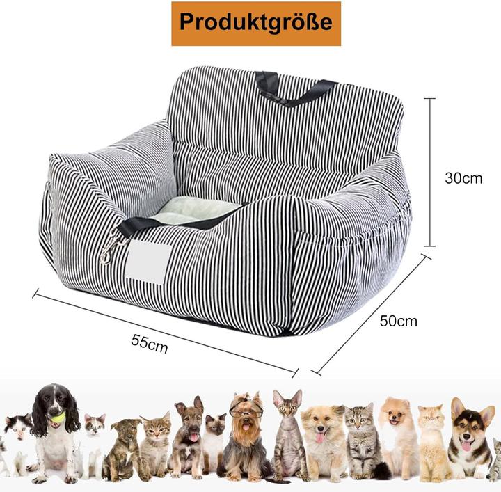 Produktbild Caliyo Hundeautositz mit Sicherheitsgurten (Hund, Katze, Waschbar)
