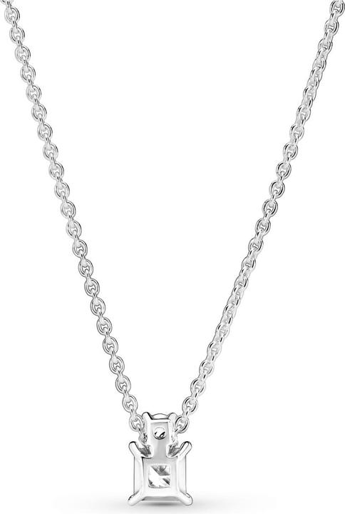 Actual product image Pandora Necklace Sparkling Round & Square (Sterling silver 925, 45 cm)