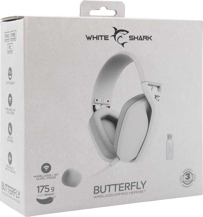 Image du produit White Shark Shark WGH-2442 Butterfly blanc (Sans fil)