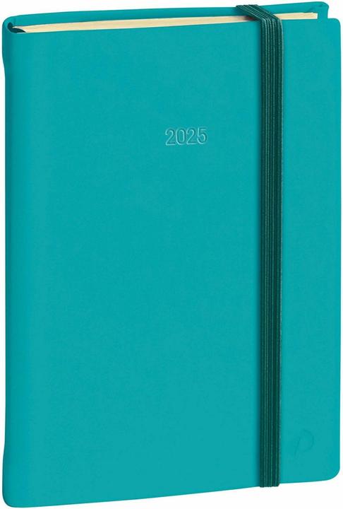 Produktbild Agenda Daily 17 Pr. Silk 2025 376023Q 1T/1S türkis ML 12x17cm (12 x 17 cm, Englisch, Niederländisch)