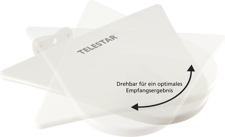 Actual product image Telestar Antenna 10 LTE (Flat antenna, 51 dB, DVB-T / -T2, DAB/ DAB+, UKW / MW / LW)