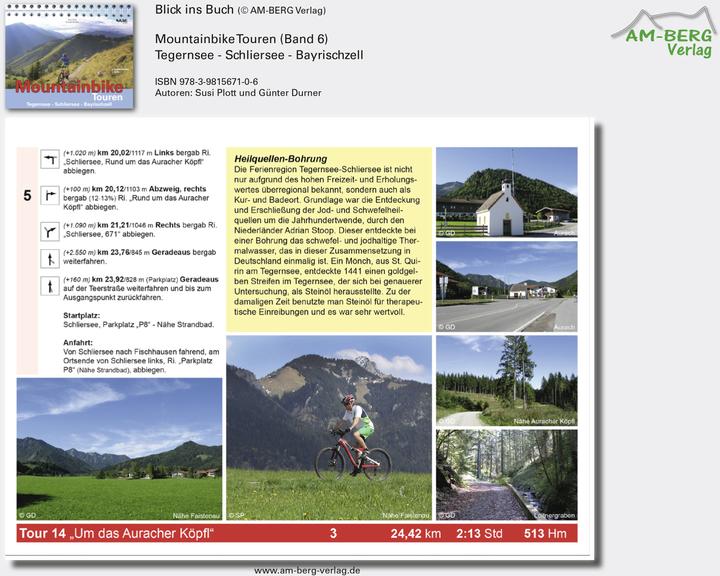 Produktbild Mountainbike Touren Tegernsee - Schliersee - Bayrischzell (Deutsch, Susi Plott, Günter Durner, 2013)