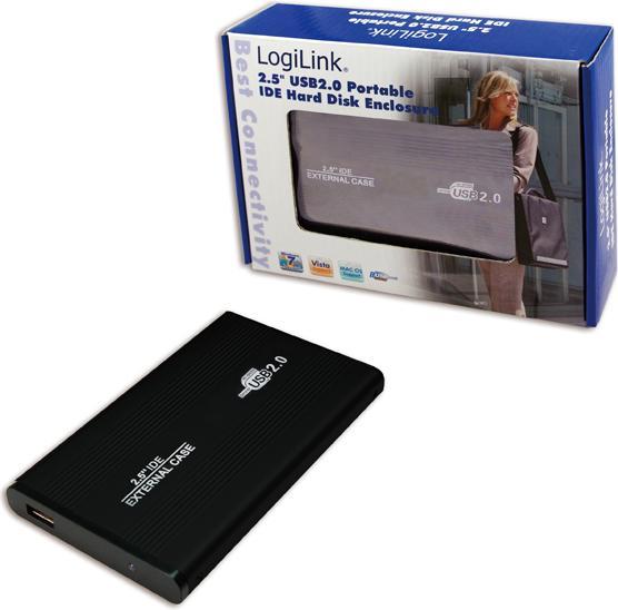 Produktbild LogiLink 2,5 IDE HDD Enclosure USB 2.0 (2.5")