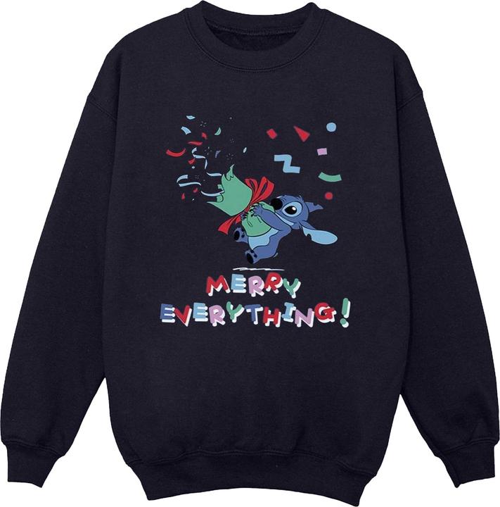Disney Lilo And Stitch Stitch Merry Everything Sweatshirt (S)