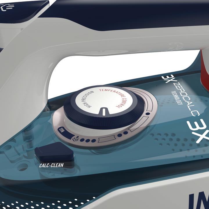 Immagine prodotto Imetec ZeroCalc Z1 2500 Ferro da stiro a secco e a vapore Acciaio inossidabile Colore foglia di tè (2200 W, 120 g/min)