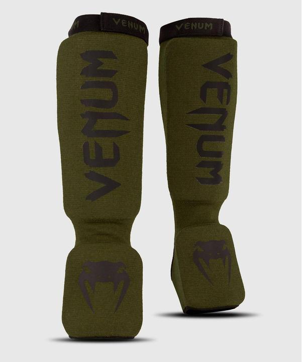 Produktbild Venum Kontact Shin Guards Olivgrün/Schwarz, XS, Grösse: XS (XS)