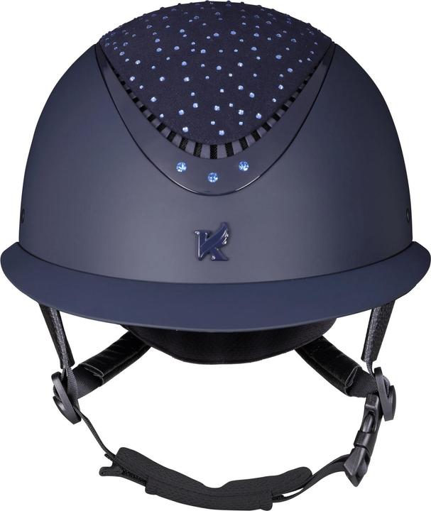 Karben Reithut mit festem Schirm Viola Ellipse Wildleder (53, 52 C, 54 C)