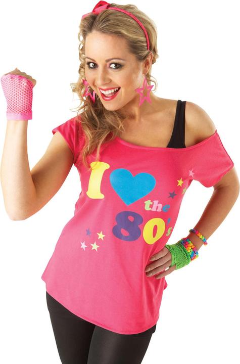 Immagine prodotto Bristol Novelty I Love The 80s Top per Costumi Donna (S)