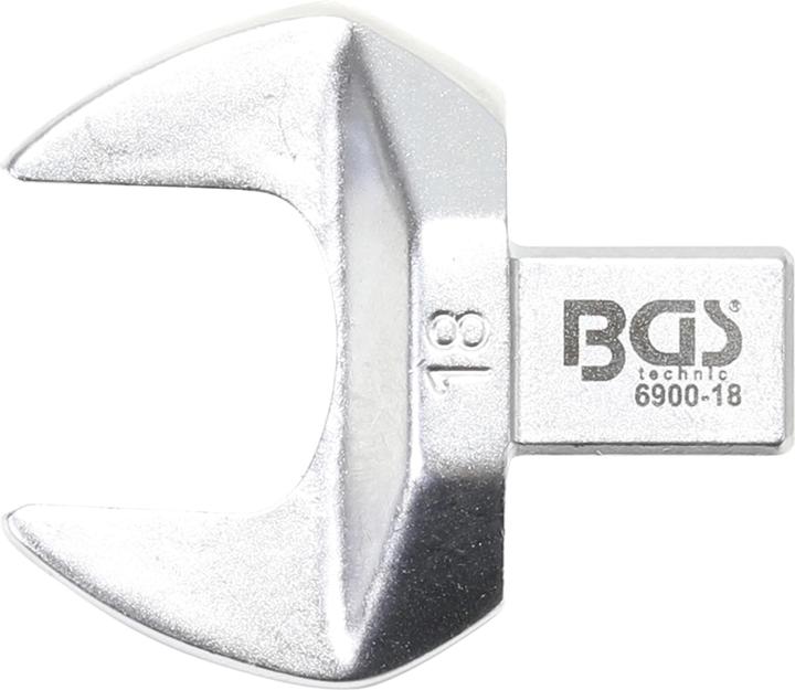 BGS Einsteck-Maulschlüssel 18 mm Aufnahme 9 x 12 mm (18 mm)