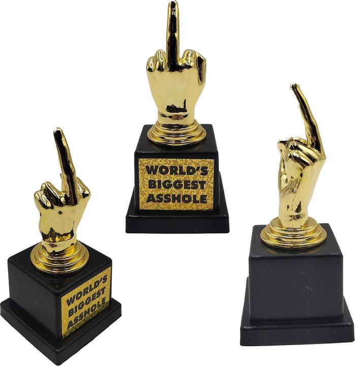Immagine prodotto Thumbs Up Mad Monkey - TROFEO "Lo stronzo più grande del mondo