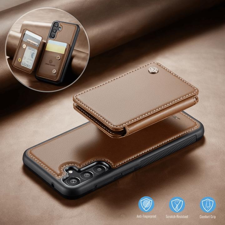 Image du produit Cover-Discount Galaxy A55 - Coque arrière 2 en 1 avec étui pour carte de crédit (Samsung Galaxy A55)