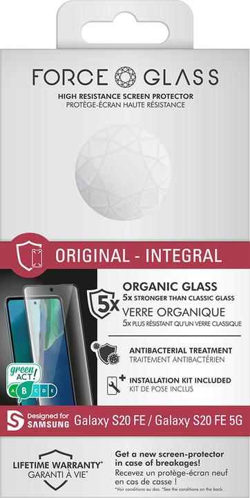Produktbild Bigben Connected Flexible Glas-Folie (1 Stück, Samsung Galaxy S20 FE)